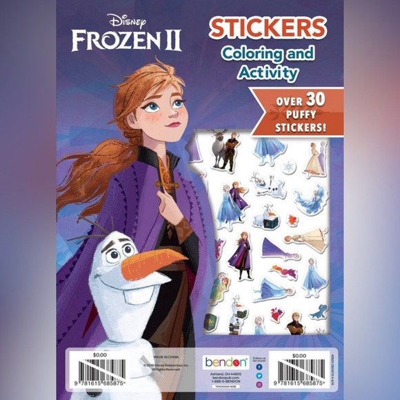 Frozen 2 Puffy Sticker Activity and Coloring Book - Picture 3 of 5